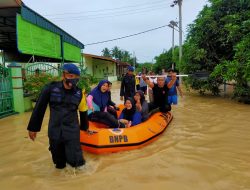 Kondisi Banjir di Tebingtinggi 5 Kecamatan Terdampak Akibat Sungai Padang Meluap, Listrik Padam