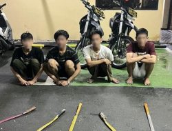 Patroli Polisi Gagalkan Tawuran Remaja di Jaktim 4 Orang Diamankan