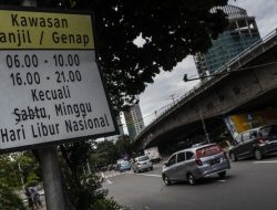 Ganjil Genap Jakarta Hanya Berlaku 4 hari Pekan Ini